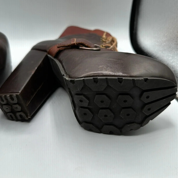 Multi-Buckled Miista ‘Andee’ Platform Boots SZ 37 US 7 - Picture 11 of 12